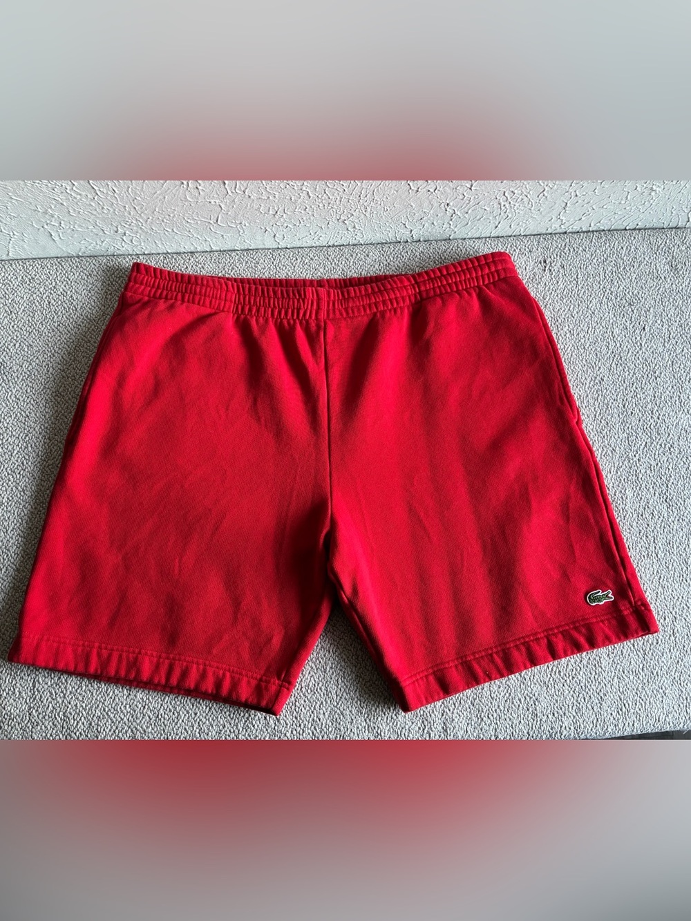Lacoste Men's XXL Red Fleece Shorts Regular Fit GH9627
84% Cotton